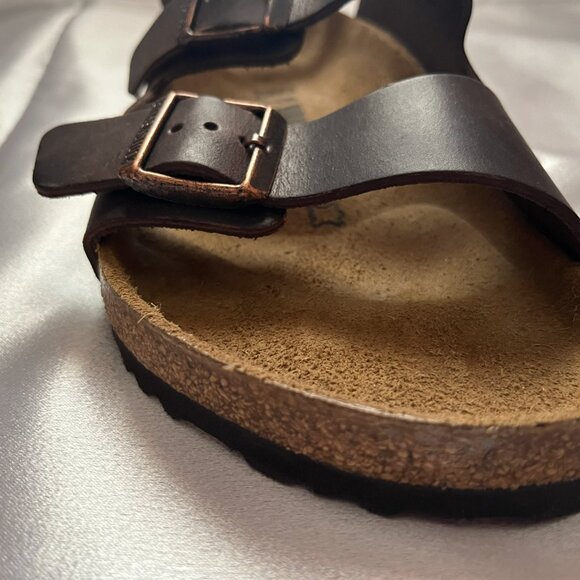 Birkenstock Milano Oiled Leather Habana Color EU Size 42 (US Sz 9 Men/11 Women) - Picture 6 of 16